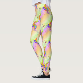 LEGGINGS MARTINI AL ESTILO DEL POP ART DE LOS SESENTA
