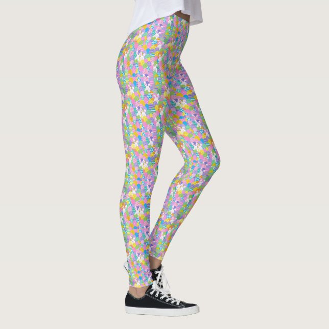 Leggings más fáciles: Bunny Egg Yoga pants Chicas  (Derecha)