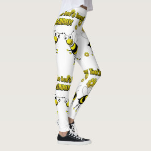 Leggings Más pequeño eres las abejas de rodillas daddio bai