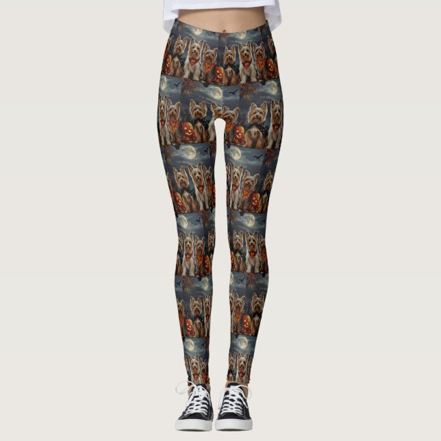 Leggings Más Terrier Halloween Spooky (Anverso)