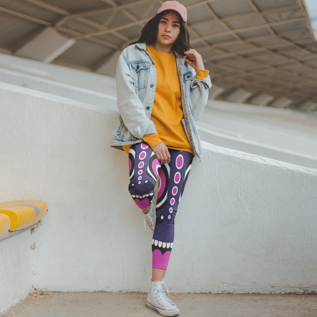 Leggings máscara tiki (Subido por el creador)