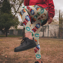Leggings Máscaras tribales étnicas