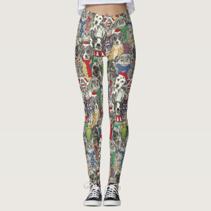Leggings mascotas navidades