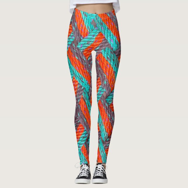 Leggings Mat Thunder_Cove de Rope Náutico (Anverso)