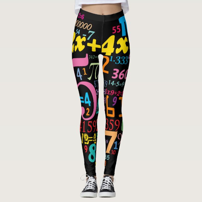 Leggings Matemáticas del Corazón (Anverso)