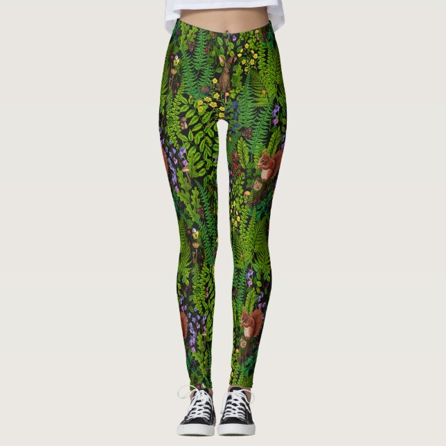 Leggings Materiales y plantas de madera (Anverso)
