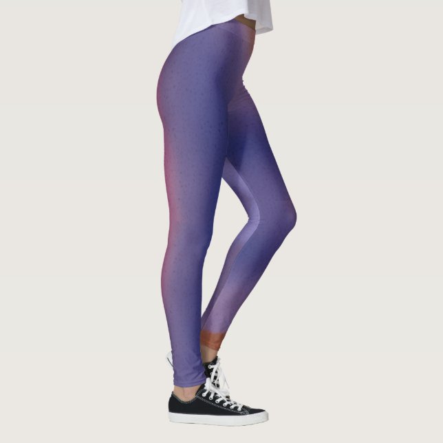 Leggings “Mauve Mirage Flow”  –  Abstract Pink Blue Peach (Derecha)