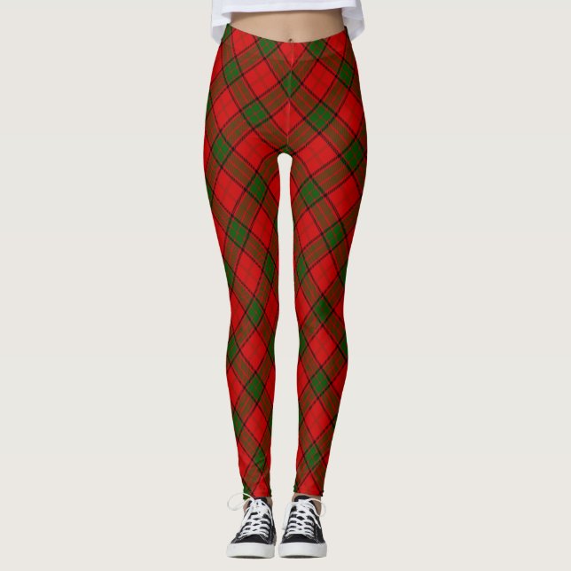 Leggings Maxwell tartan platillo rojo (Anverso)