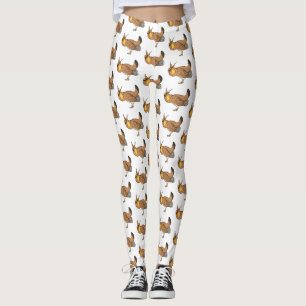 Leggings Mayor ilustracion de personalizado de pollo de pra