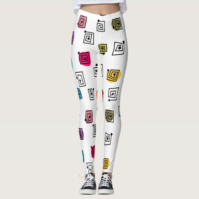 Leggings Mazas de colores (Anverso)