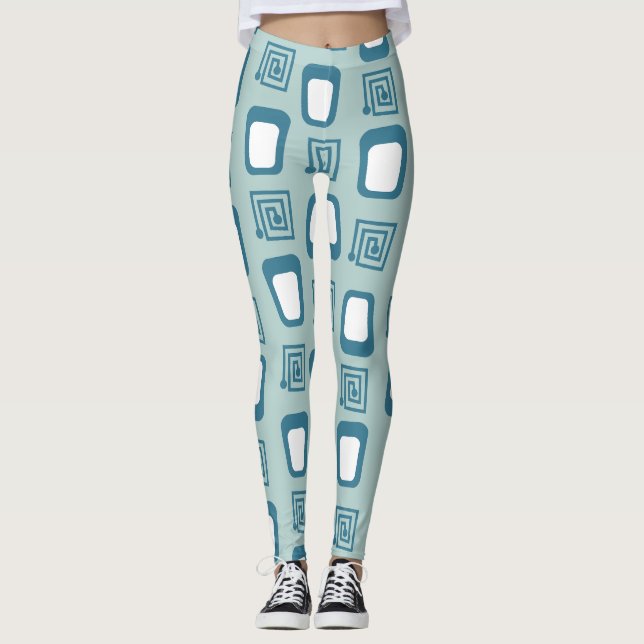 Leggings Mazas y trapezoides (Anverso)