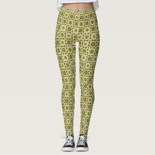 Leggings Mazipoodles Bitesize Donuts verdes de oliva con bl