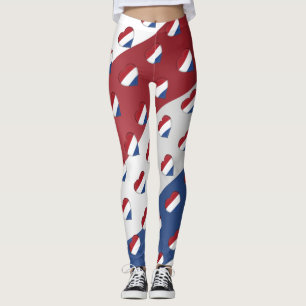 Leggings Me Encanta La Bandera Holandesa Neerlandesa Colore