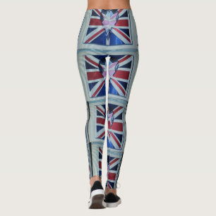 Leggings Me encanta la impresión de arte en Inglaterra