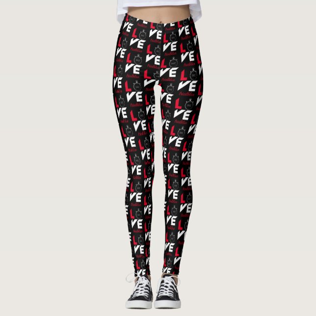 Leggings Me encanta la triatlón (Anverso)
