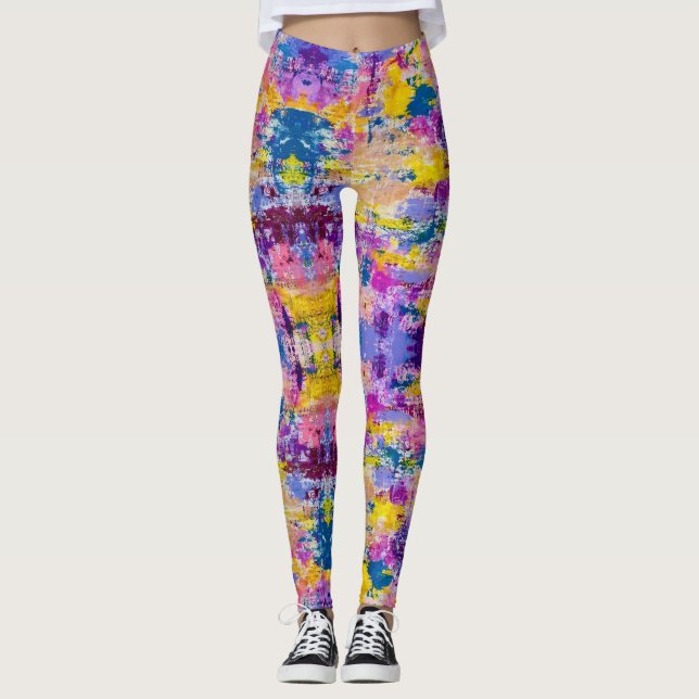 Leggings Me Encantan Abstractos (Anverso)