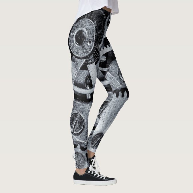 Leggings Mecánica de piezas de tiempo (Derecha)