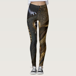 Leggings Mecanismo de vigilancia de Steampunk