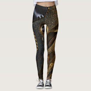 Leggings Mecanismo de vigilancia de Steampunk