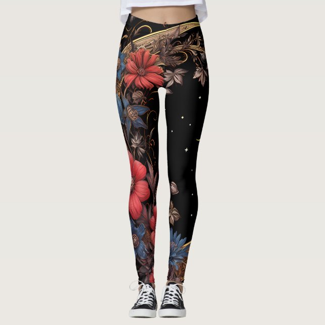 Leggings Media Luna Negro (Anverso)