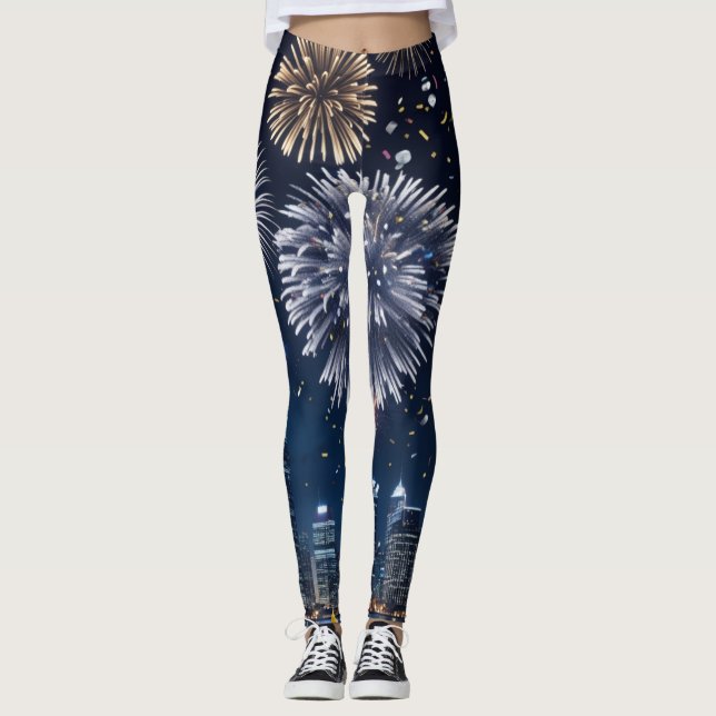 Leggings Medianoche en el cielo (Anverso)