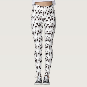 LEGGINGS ***MEDIAS DE NOTAS MUSICALES DE CORAZÓN** PARA ELL