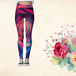 Leggings "Medias fractales prismáticas"