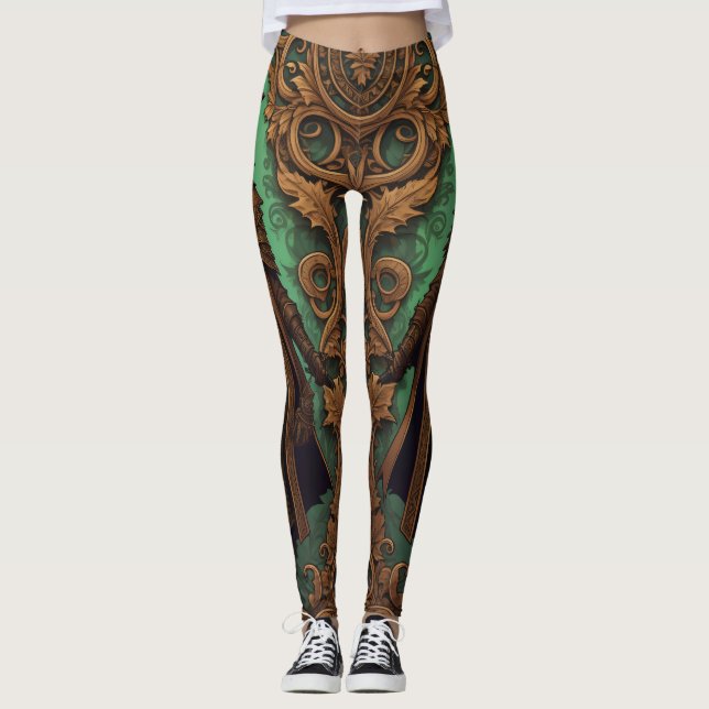 Leggings Médica de la peste gótica SCP-049 Halloween Steamp (Anverso)