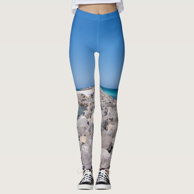 Leggings Medio De Las Leyendas De La Isla Shell (Anverso)