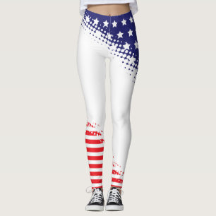 Leggings Medio tono Estrellas y Barras