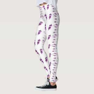Leggings Meditación del yoga relajación yoga blanco pálido