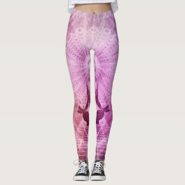 Leggings Meditación espiritual del yoga Zen Colorful