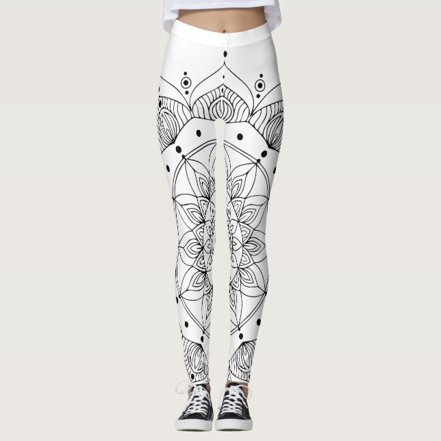 Leggings Meditation - Mandala Symbol (Anverso)