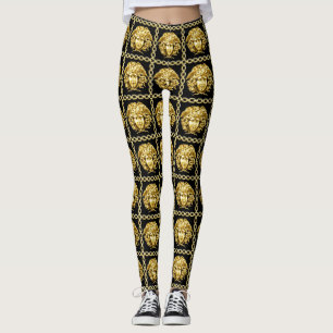 Leggings Medusa de Oro Encadenada