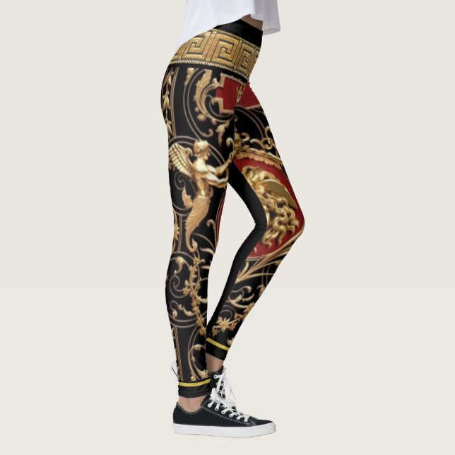 Leggings Medusa, Seraphs y el diseñador clásico griego de c (Derecha)