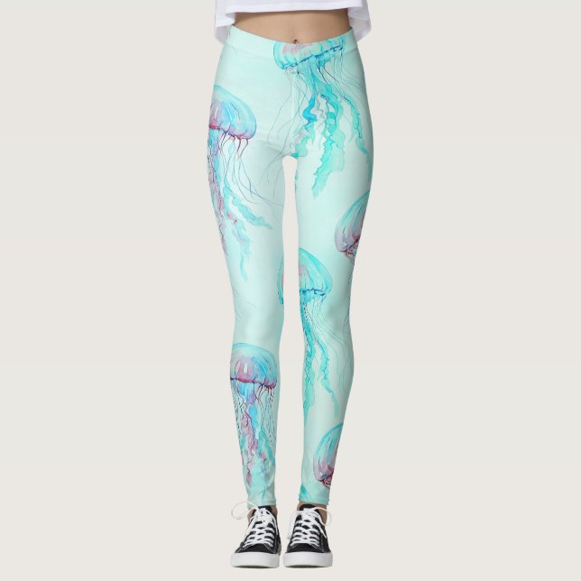  Leggings Medusas en el mar  (Anverso)