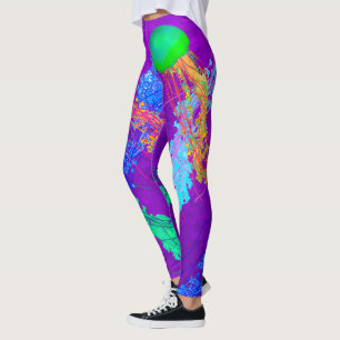 Leggings Medusas en púrpura - polainas