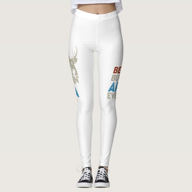 Leggings Mejor Camisa APA Buckin, Diseño Impresionante Hood (Anverso)