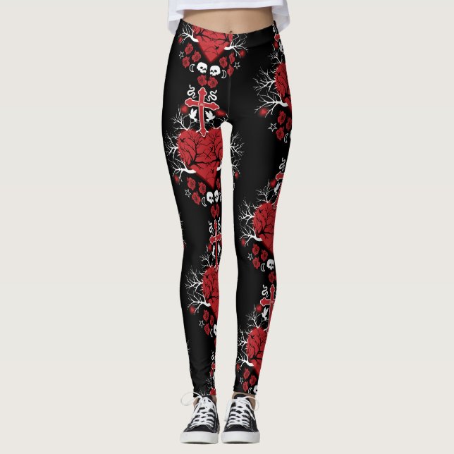 Leggings Mejores accesorios para regalo gótico (Anverso)