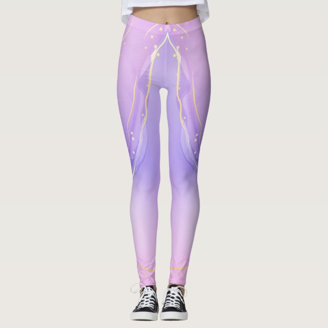 Leggings Mejores Leggencias de acuarela para la expresión a (Anverso)