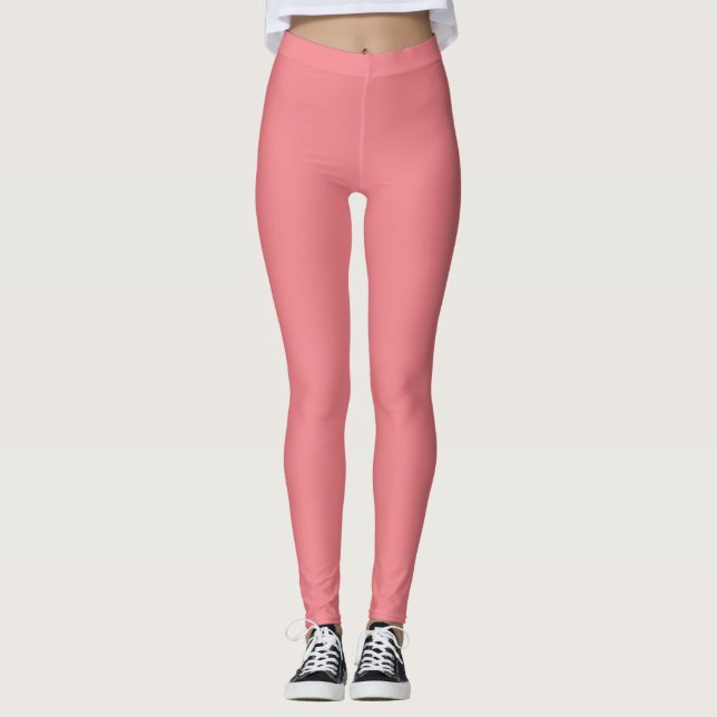 Leggings Melocotón oscuro, rosa sucio, rosado sucio, (Anverso)