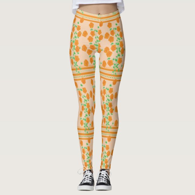 Leggings Melocotón Y Naranja (Anverso)