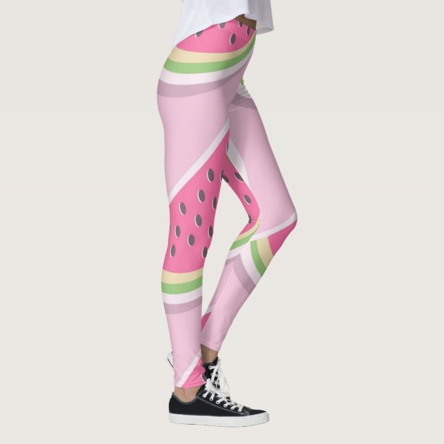 Leggings Melón de agua | Zazzle_Growshop. (Derecha)