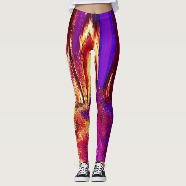 Leggings Melted Glitch (Anverso)