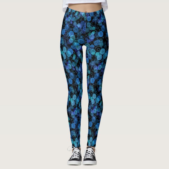 Leggings Memoria de Estrellas Fondo Negro (Anverso)