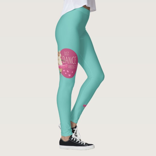 Leggings Mensaje Divertido de Oveja - ¡Baila Sobre Ello 1 (Derecha)