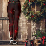 Leggings Merry & Bright Festimes Red<br><div class="desc">Leggings rojas para festividades merry & Bright que mejorarán el equipo de tus Navidades. Puede actualizar el texto o eliminarlo.</div>
