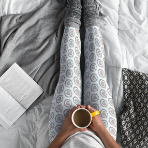 Leggings Merry CHRISTmas Christian Faith Wreath Pattern