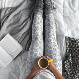 Leggings Merry CHRISTmas Christian Faith Wreath Pattern