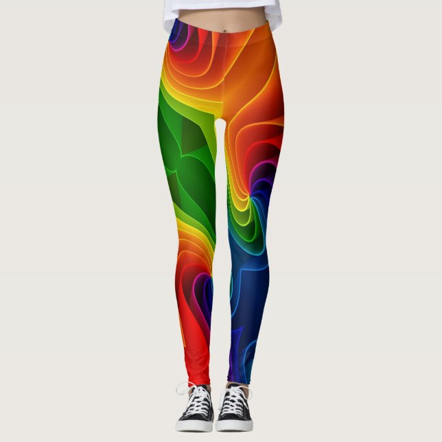 LEGGINGS MERRY CHRISTMAS RAINBOW (Anverso)